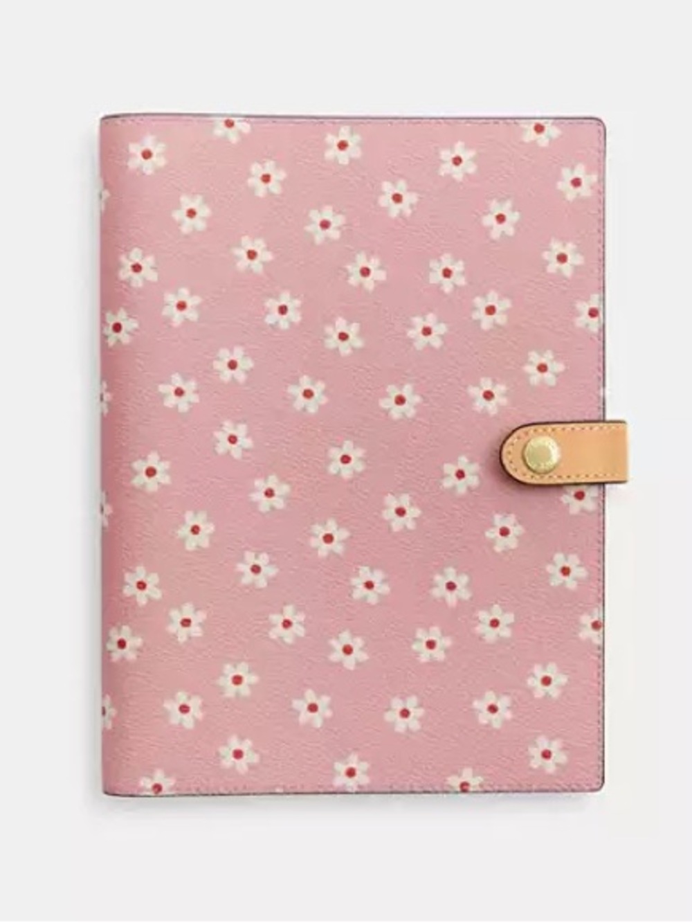 Coach Pink and White Flowers Notebook